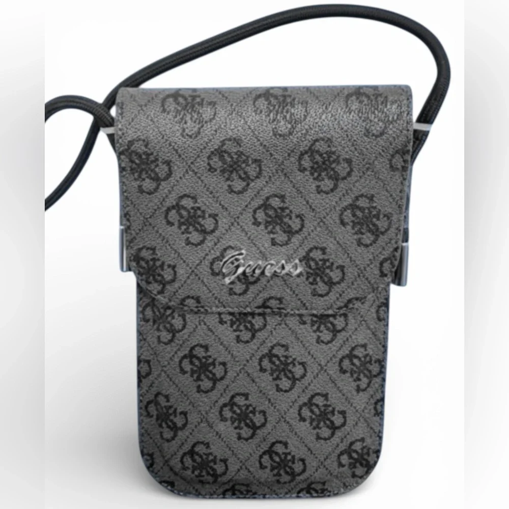 GUESS Unisex Crossbody Phone Bag w/Convenient Outside ID Insert, NWT